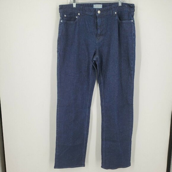 Five Four Leonel Slim Dark Blue Rinse Wash Jeans Size 36x33 NWOT‎ - Picture 1 of 12
